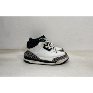 Nike Air Jordan Retro 3 III Infrared Cement Toddler Youth 832033-123 Size 10c